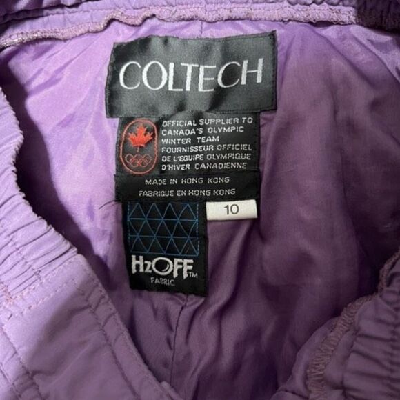 Coltech Vintage Purple Snow Pants - Picture 4 of 5